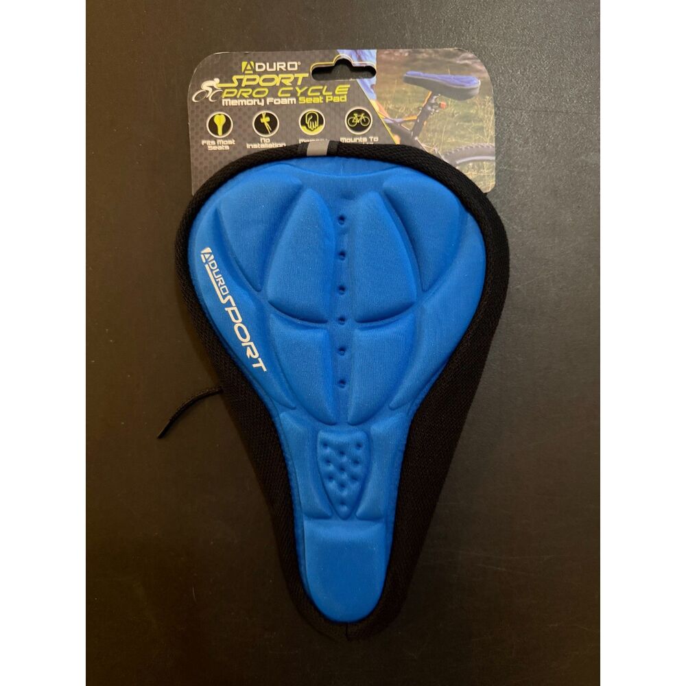Aduro Sport Pro Cycle Memory Foam Seat Pad Bicycle NEW